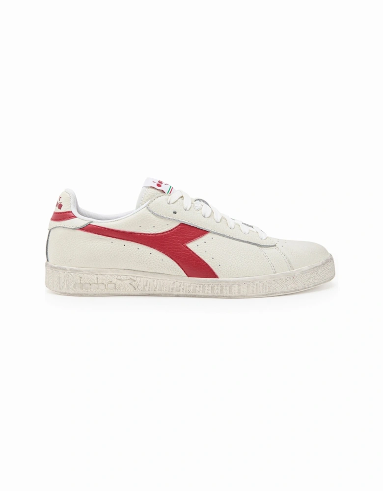 Game L Low Waxed Trainer White/Red Pepper