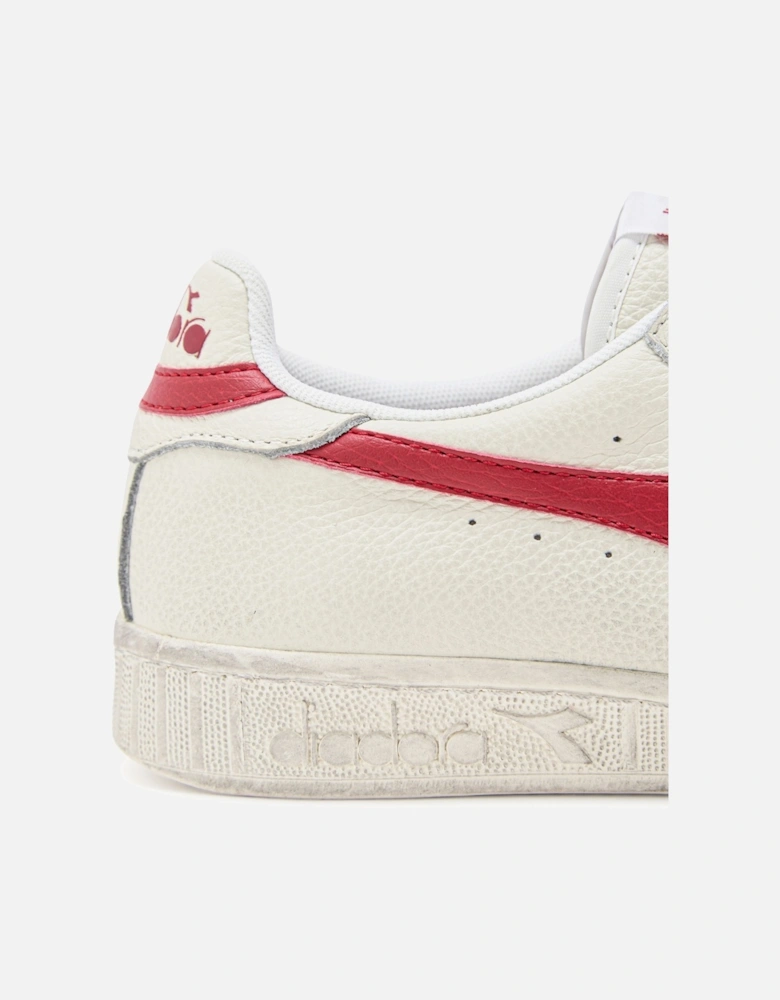 Game L Low Waxed Trainer White/Red Pepper