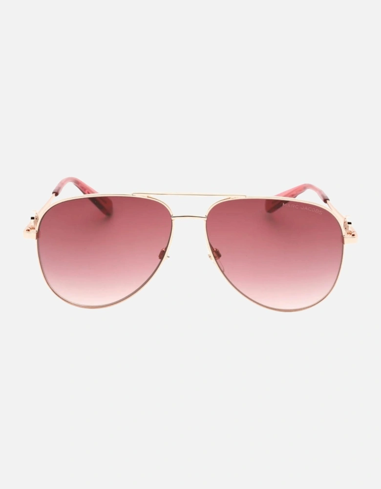 Marc Jacob 653 0Y11 3X Gold Sunglasses