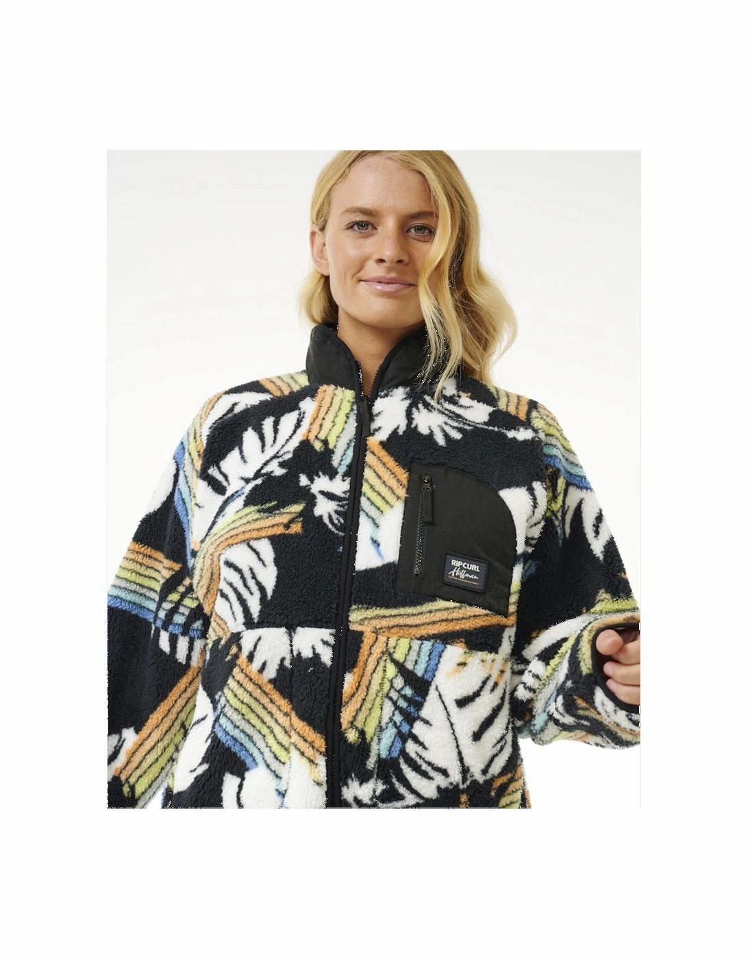 Rip Curl Womens High Tide Hoffman Full Zip Polar Fleece, 2 of 1