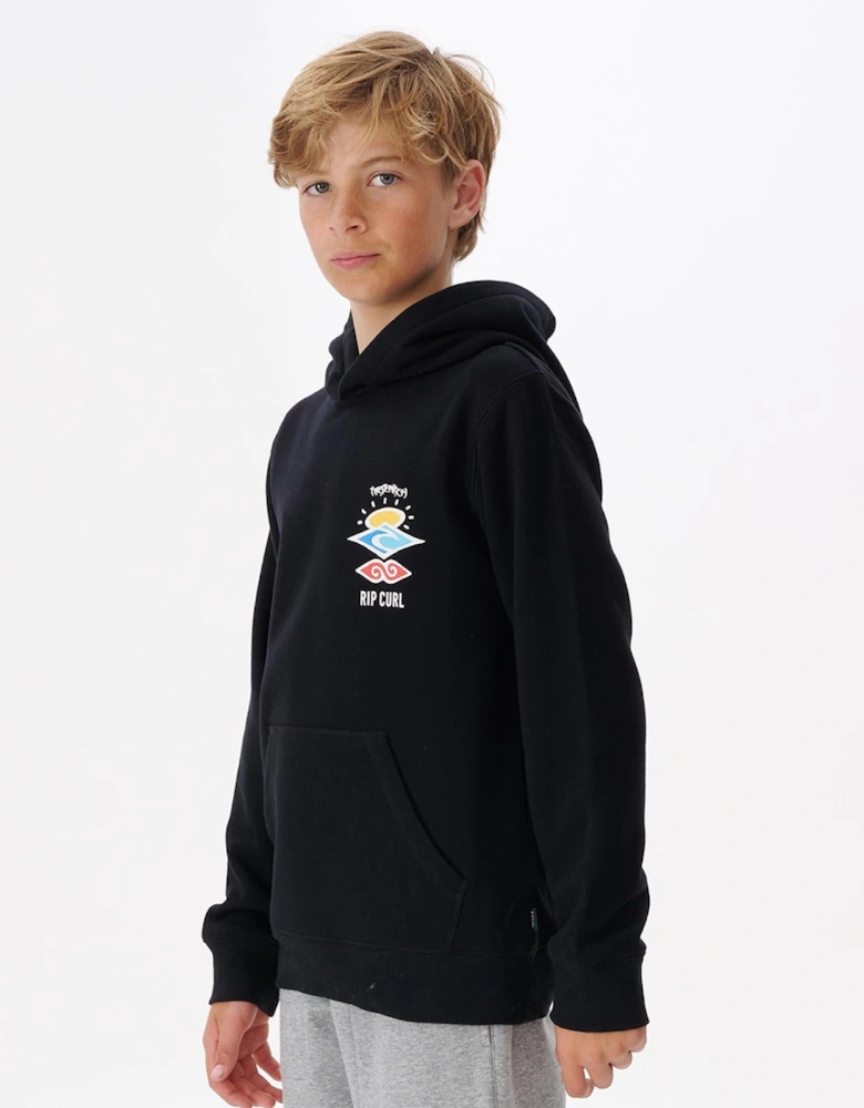 Rip Curl Kids Search Icon Pullover Hoodie