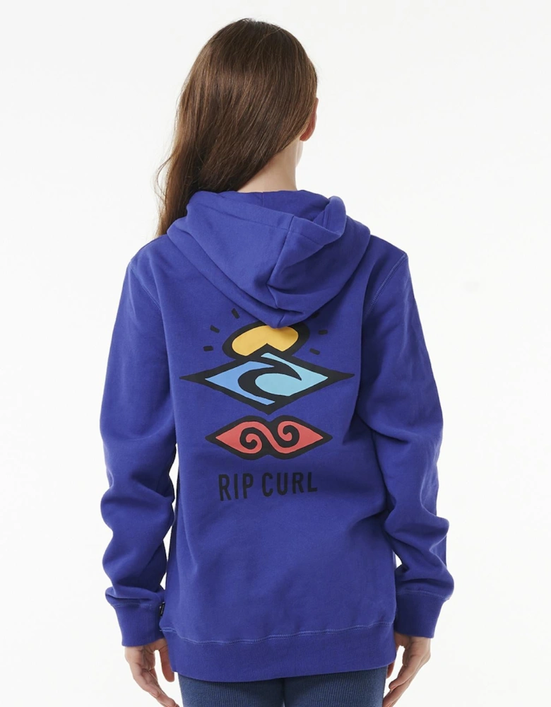 Rip Curl Kids Search Icon Pullover Hoodie