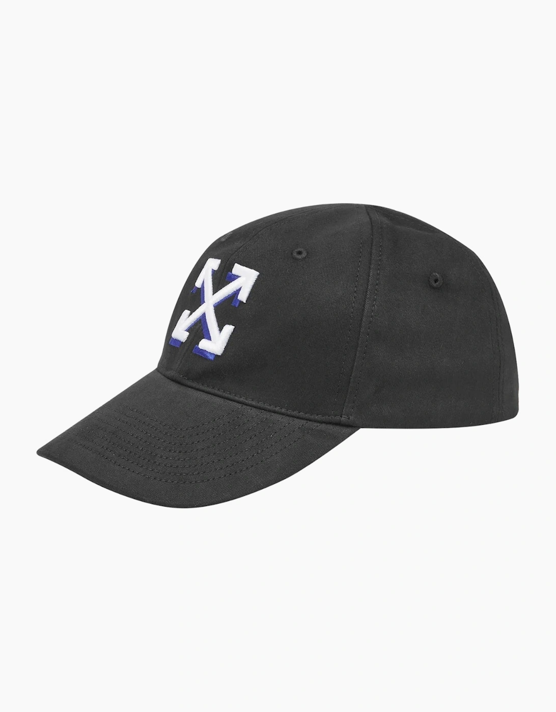 OFF-WHITE Men's Off White Arrow Logo Black Cap - Size: ONE size