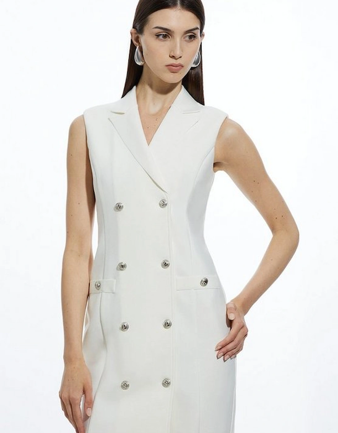 Bandage Figure Form Knit Blazer Style Mini Dress, 5 of 4