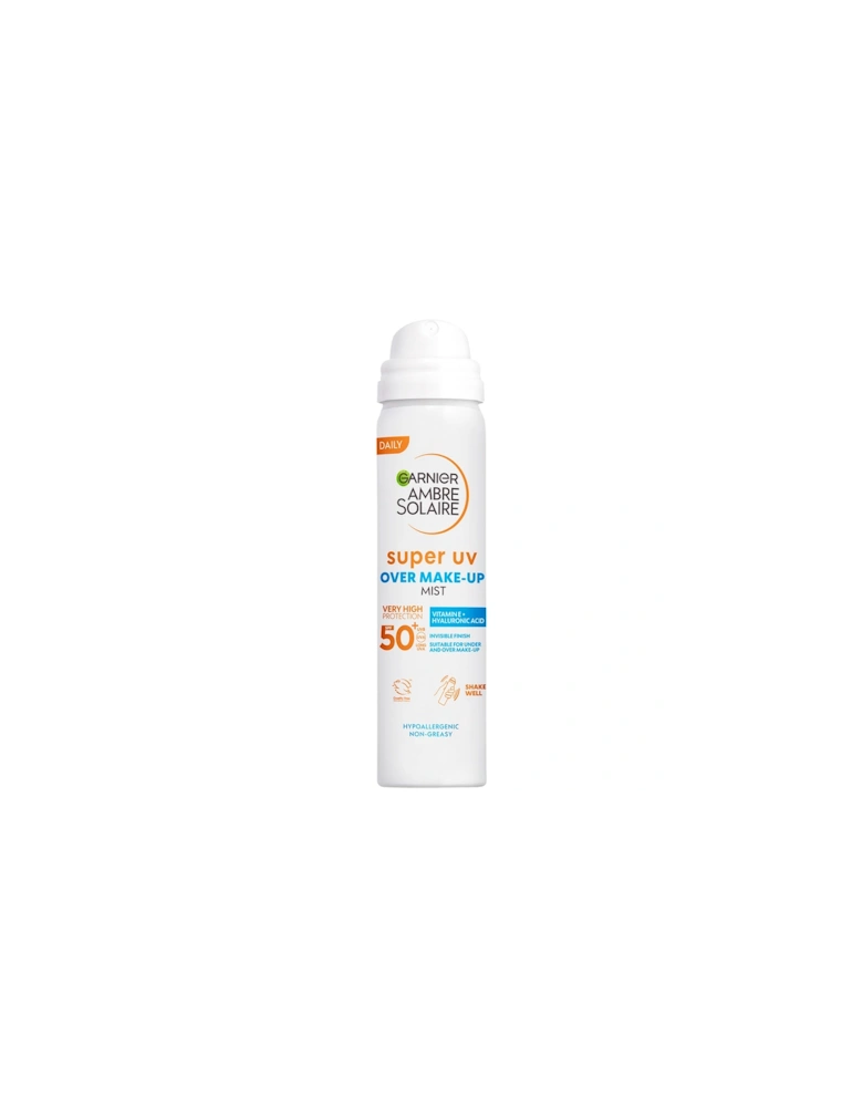 Ambre Solaire Over Makeup Super UV Protection Mist SPF50 75ml - Garnier