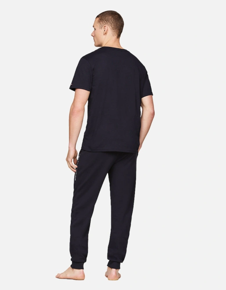 TH Original Block Logo Lounge T-Shirt, Navy