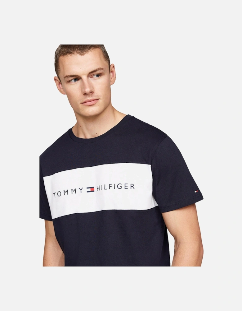 TH Original Block Logo Lounge T-Shirt, Navy