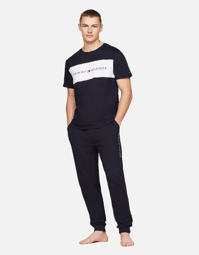 TH Original Block Logo Lounge T-Shirt, Navy