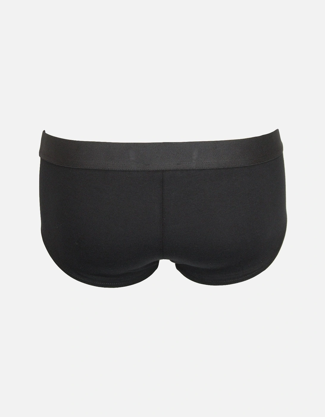 Cotton Stretch Brando Briefs with crest, Black