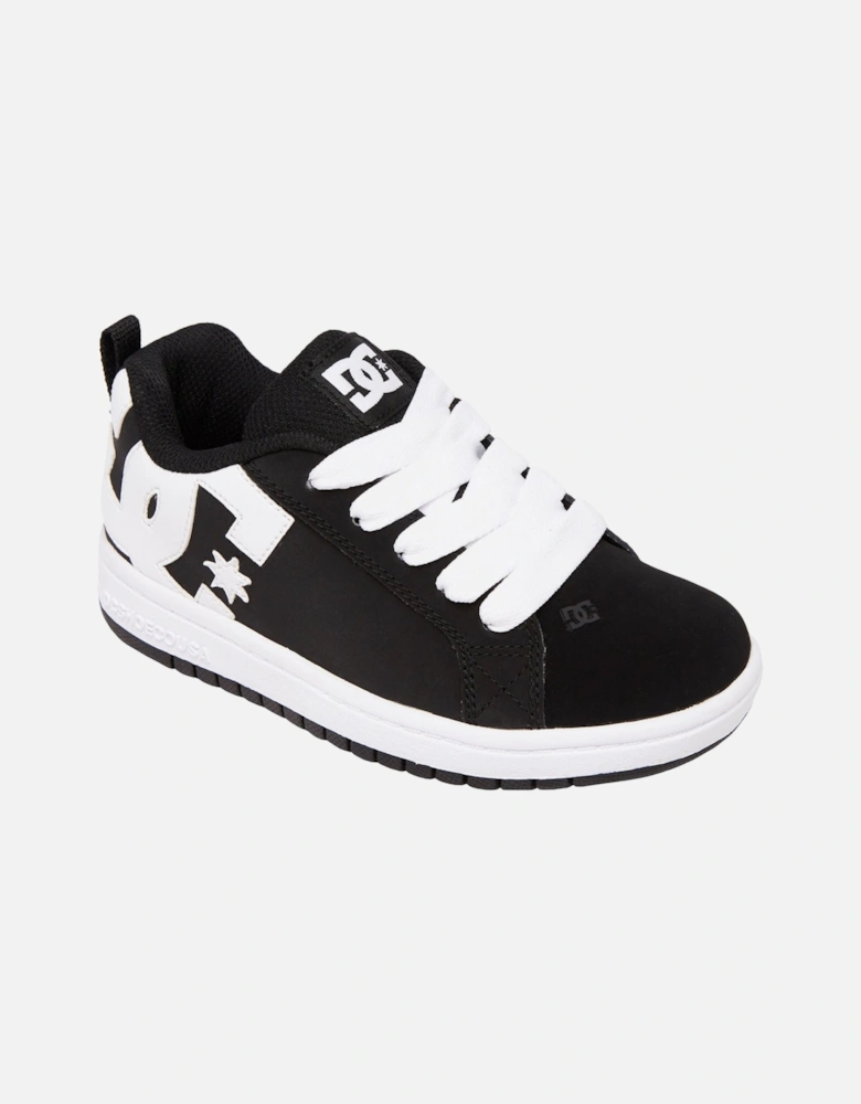DC Shoes Kids Court Graffik Leather Chunky Trainers