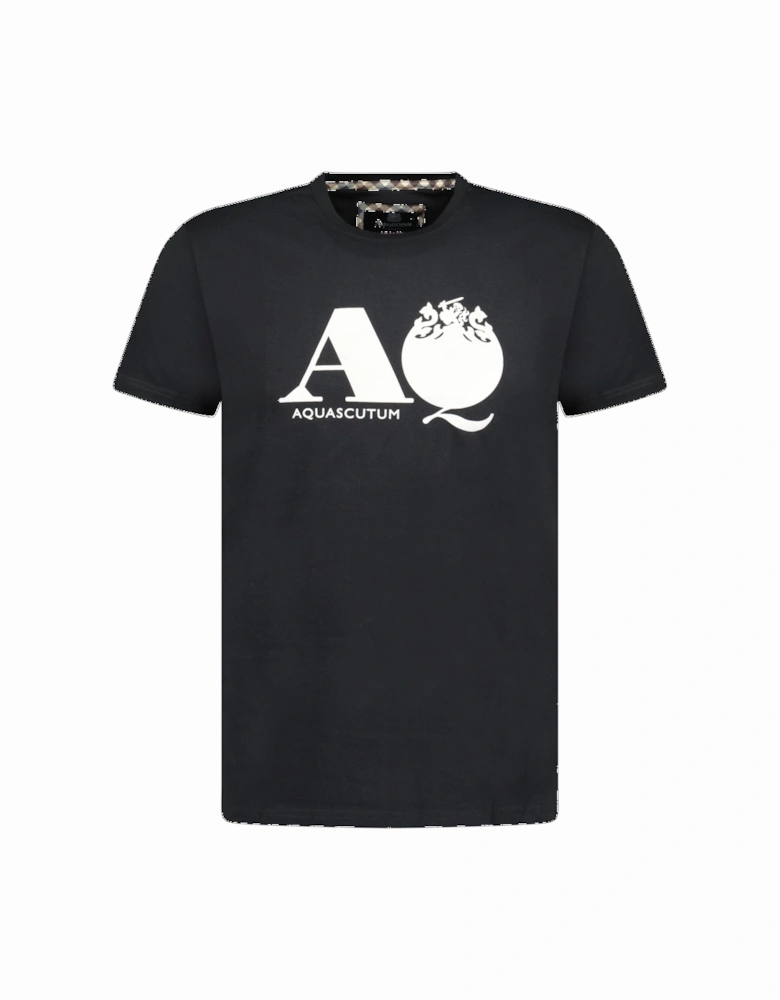 "A" Logo T-Shirt Black