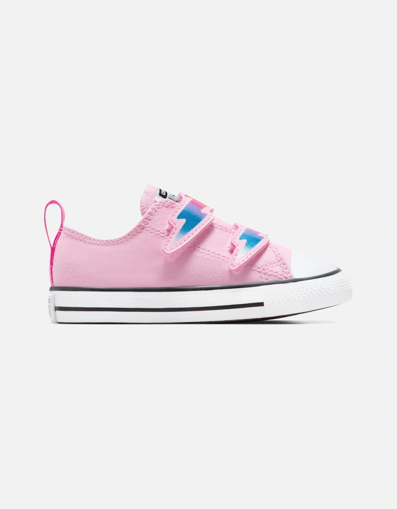 Infants Bolts Canvas Ox Trainers - Pink