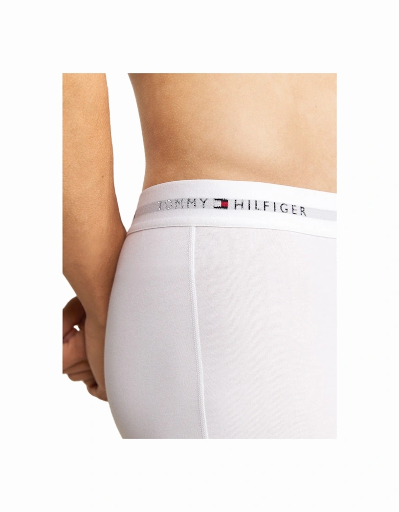 3-Pack Signature Cotton Boxer Trunks, White