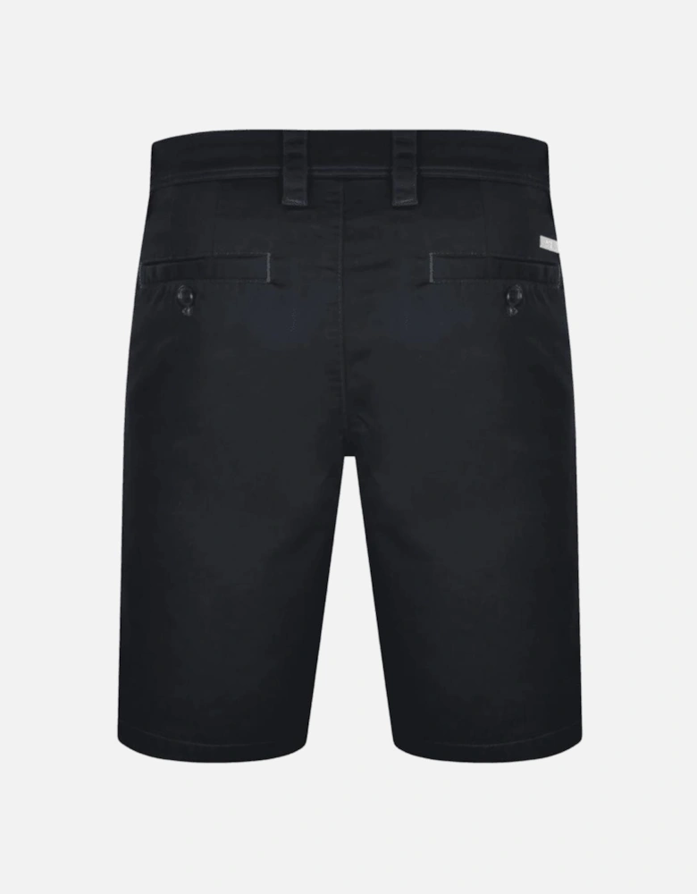 Cotton Navy Chino Shorts