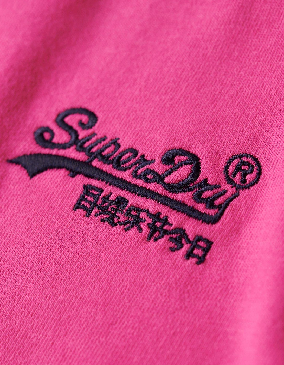 Essential Logo Embroidered T-Shirt - Bright Pink