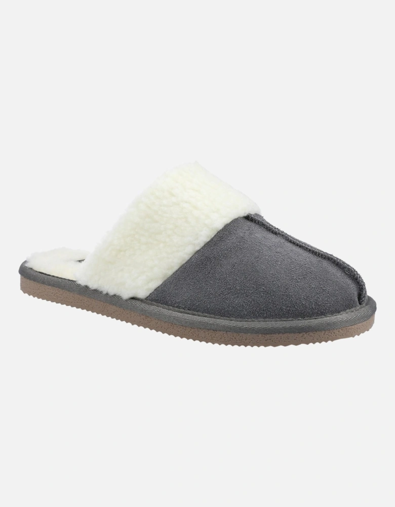 Womens/Ladies Arianna Suede Slippers