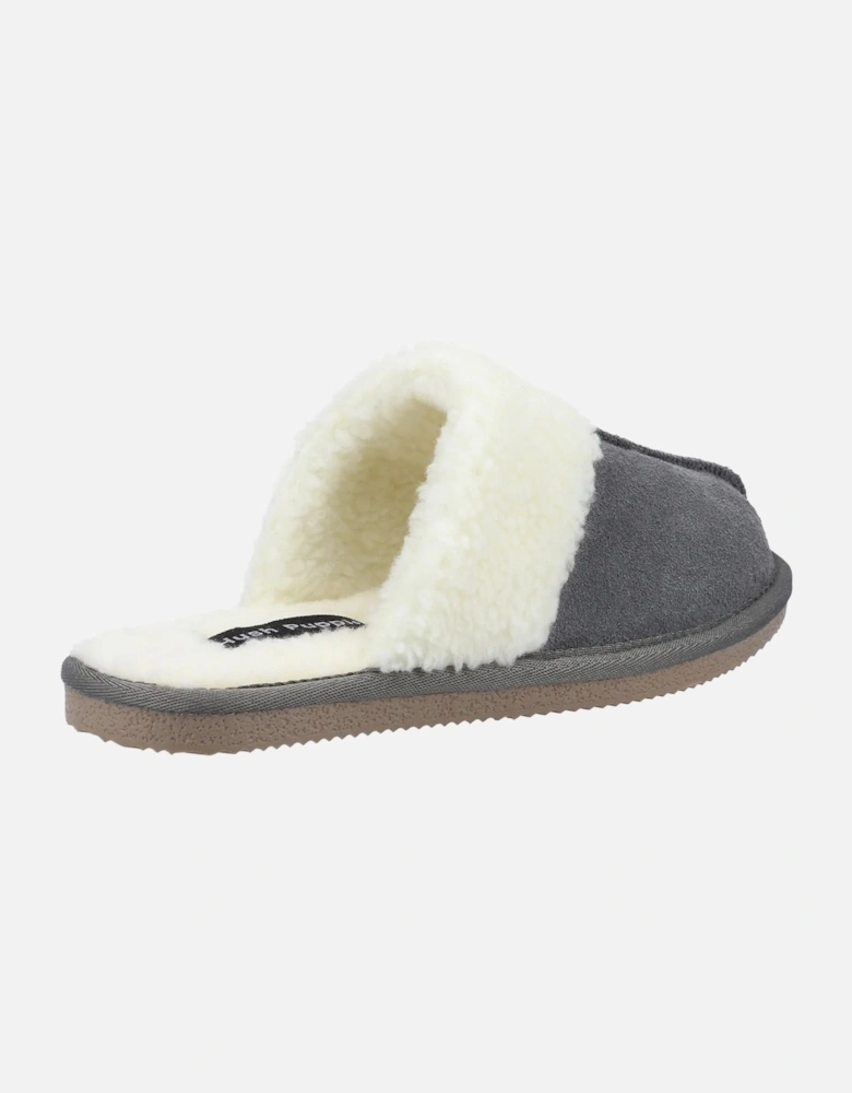 Womens/Ladies Arianna Suede Slippers