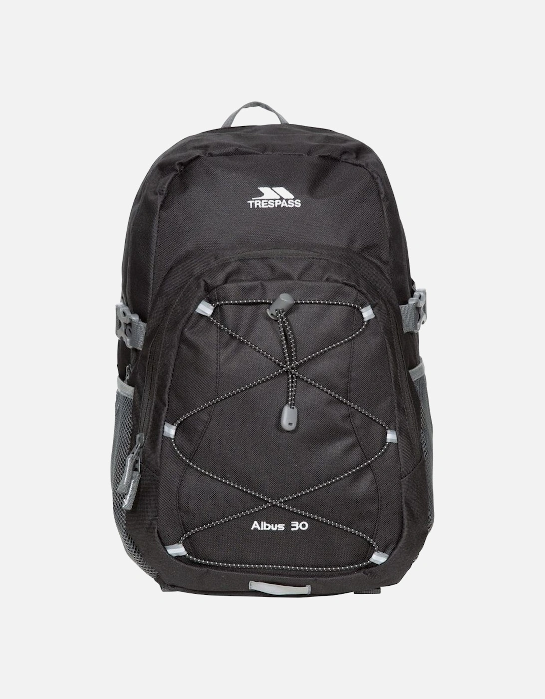 Trespass Unisex Black Albus 30 Litre Casual Rucksack/Backpack - Size: One Size