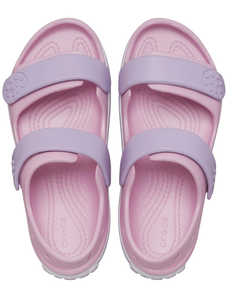 Ballerina/Lavender Crocband Cruiser Sandal - Pink