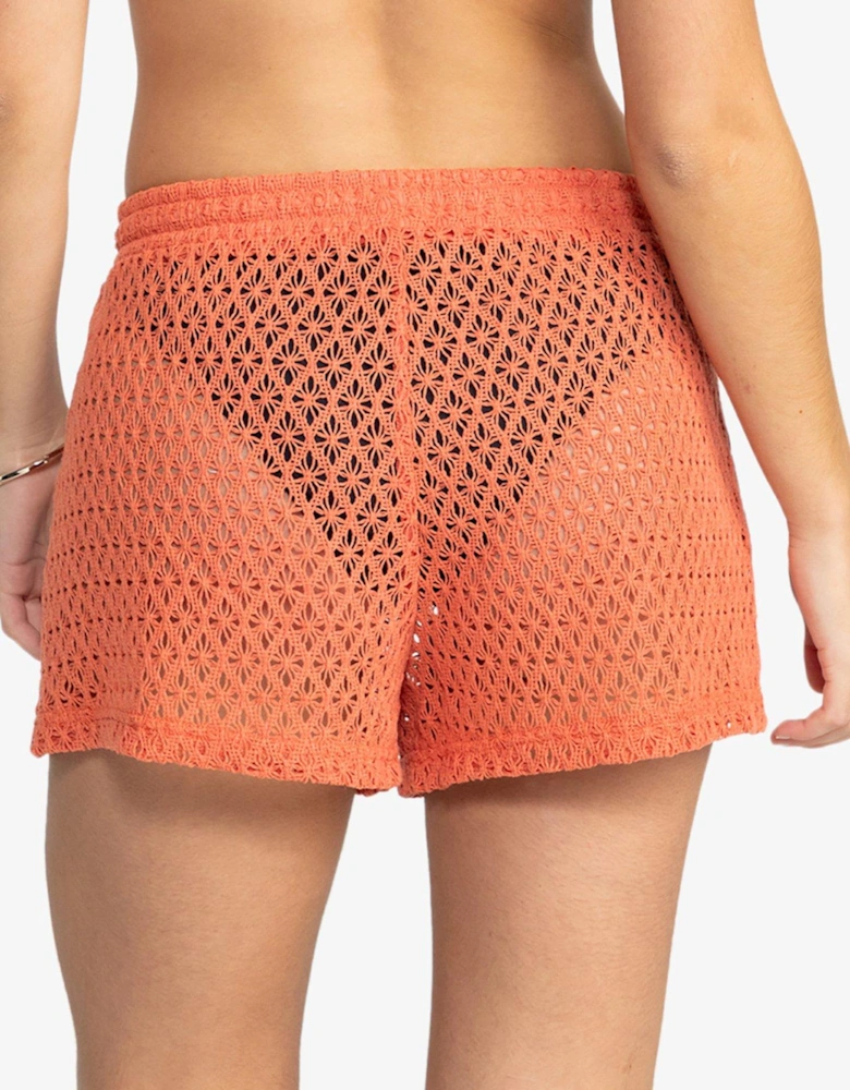 Women'S Sunset Riders Board Shorts - Orange