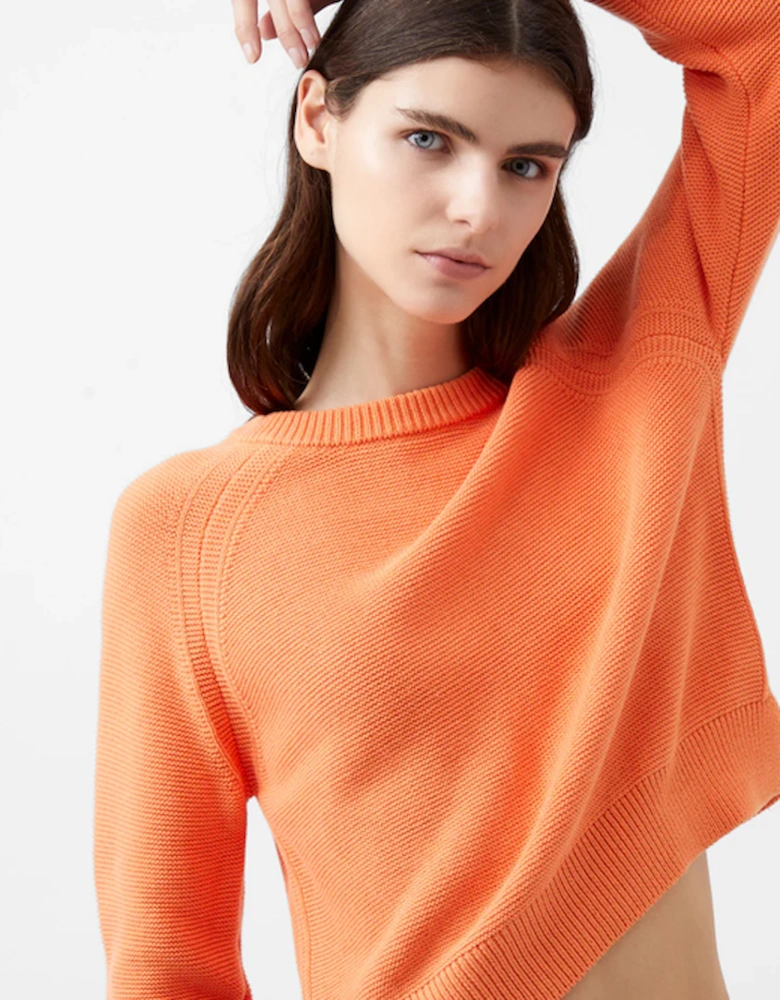 Lily Mozart Long Sleeve Crew Neck Jumper Coral Rose