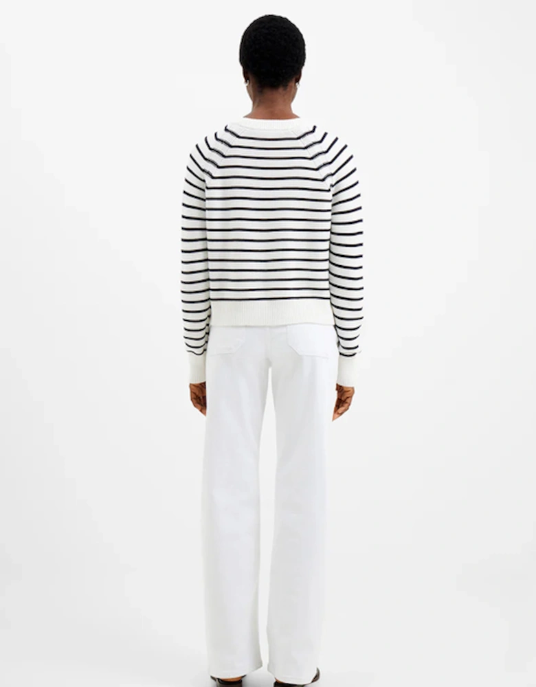 Lillie Mozart Stripe Jumper Summer White/Utility Blue