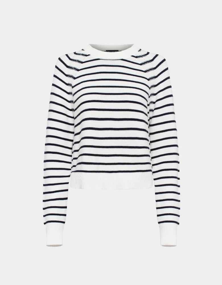 Lillie Mozart Stripe Jumper Summer White/Utility Blue