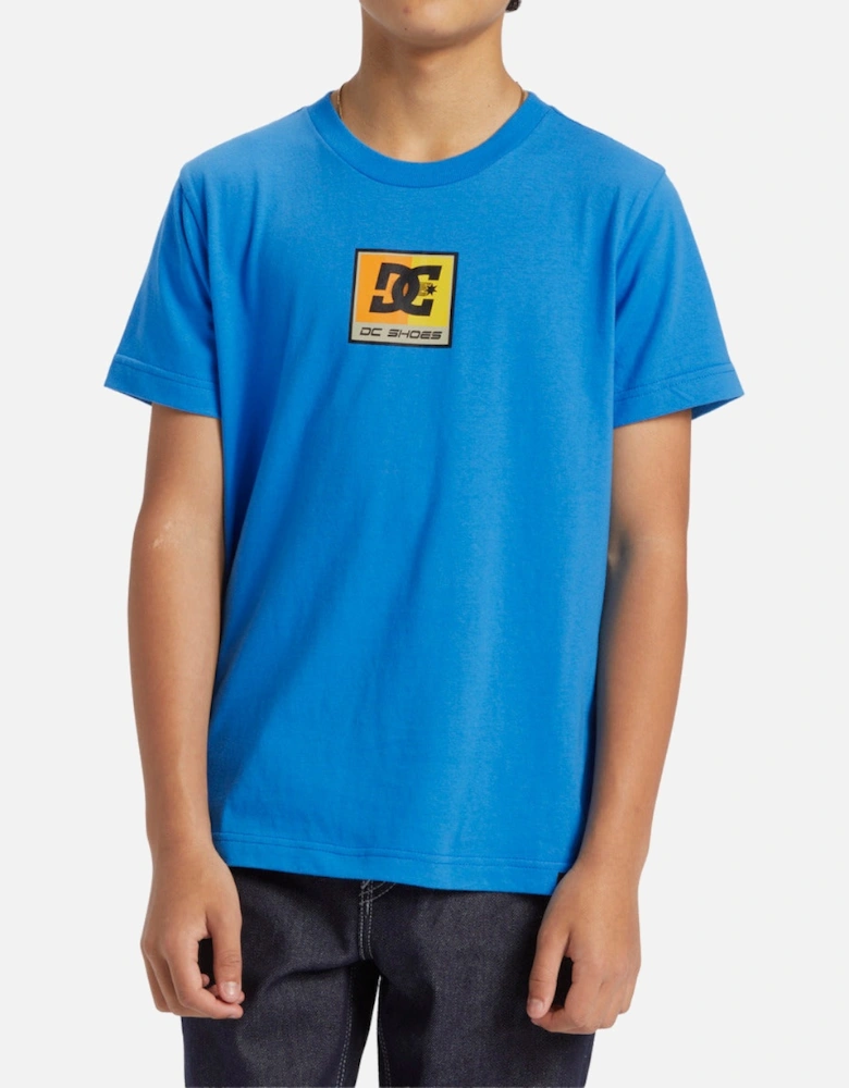 Kids Racer Short Sleeve Crew Neck Cotton T-Shirt