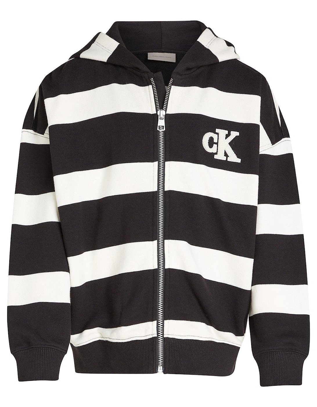 Boys Striped Hooded Zip-through - Multi, 5 of 4