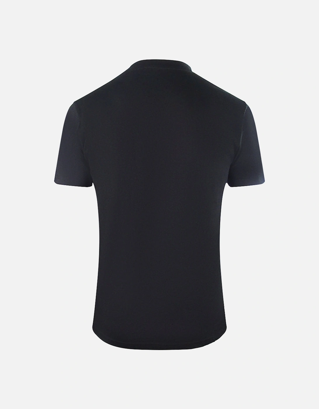 Cavalli Class Flaming Logo Black T Shirt