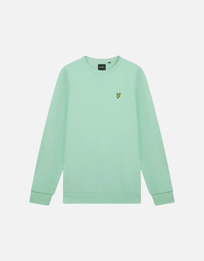 Lyle Scott Logo Plain Turquoise Shadow Sweatshirt