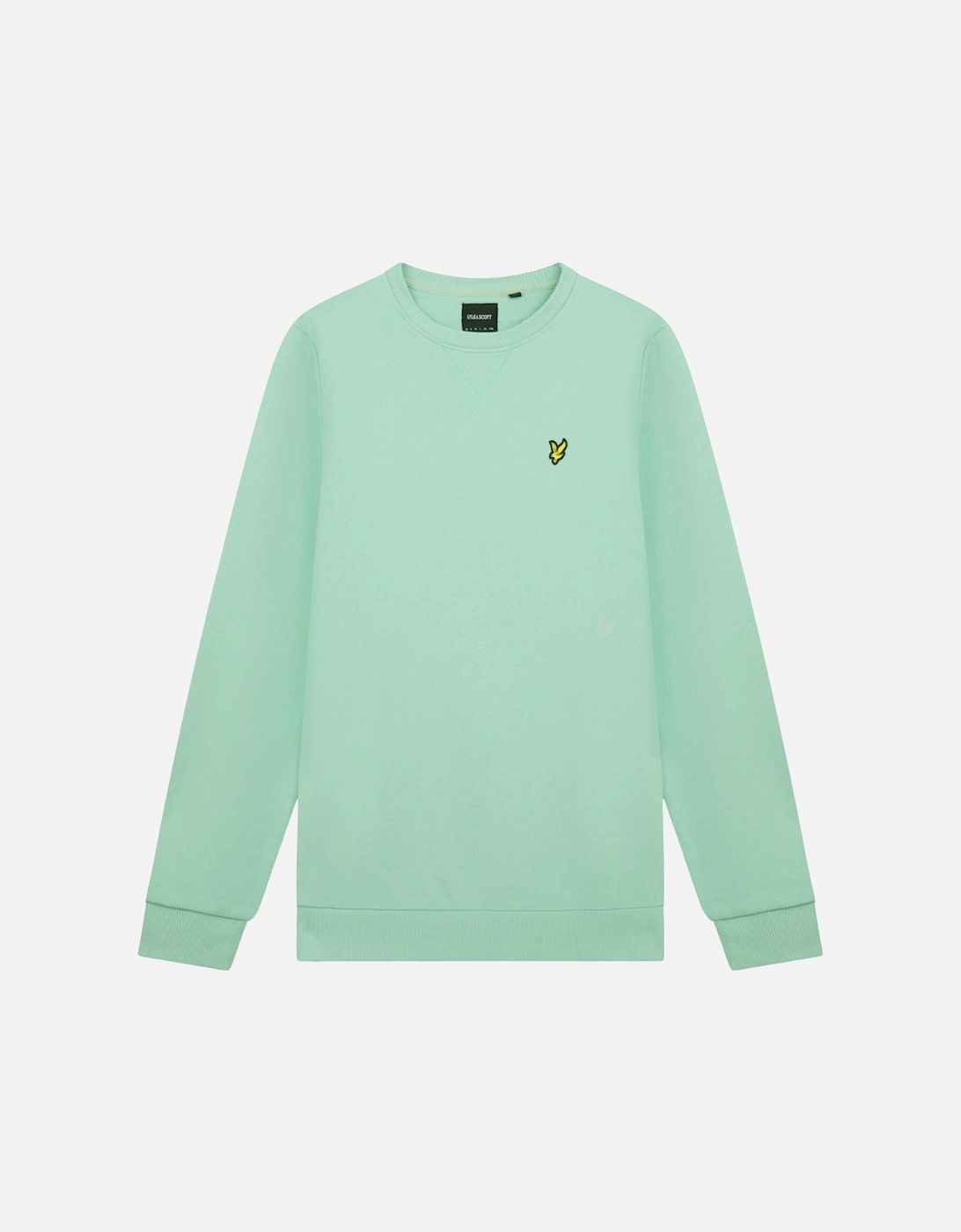 Lyle Scott Logo Plain Turquoise Shadow Sweatshirt, 2 of 1