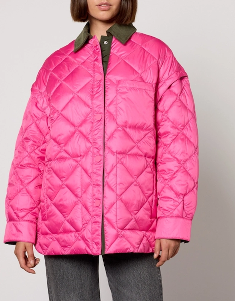 MAX&Co. Loriana Reversible Quilted Shell Coat