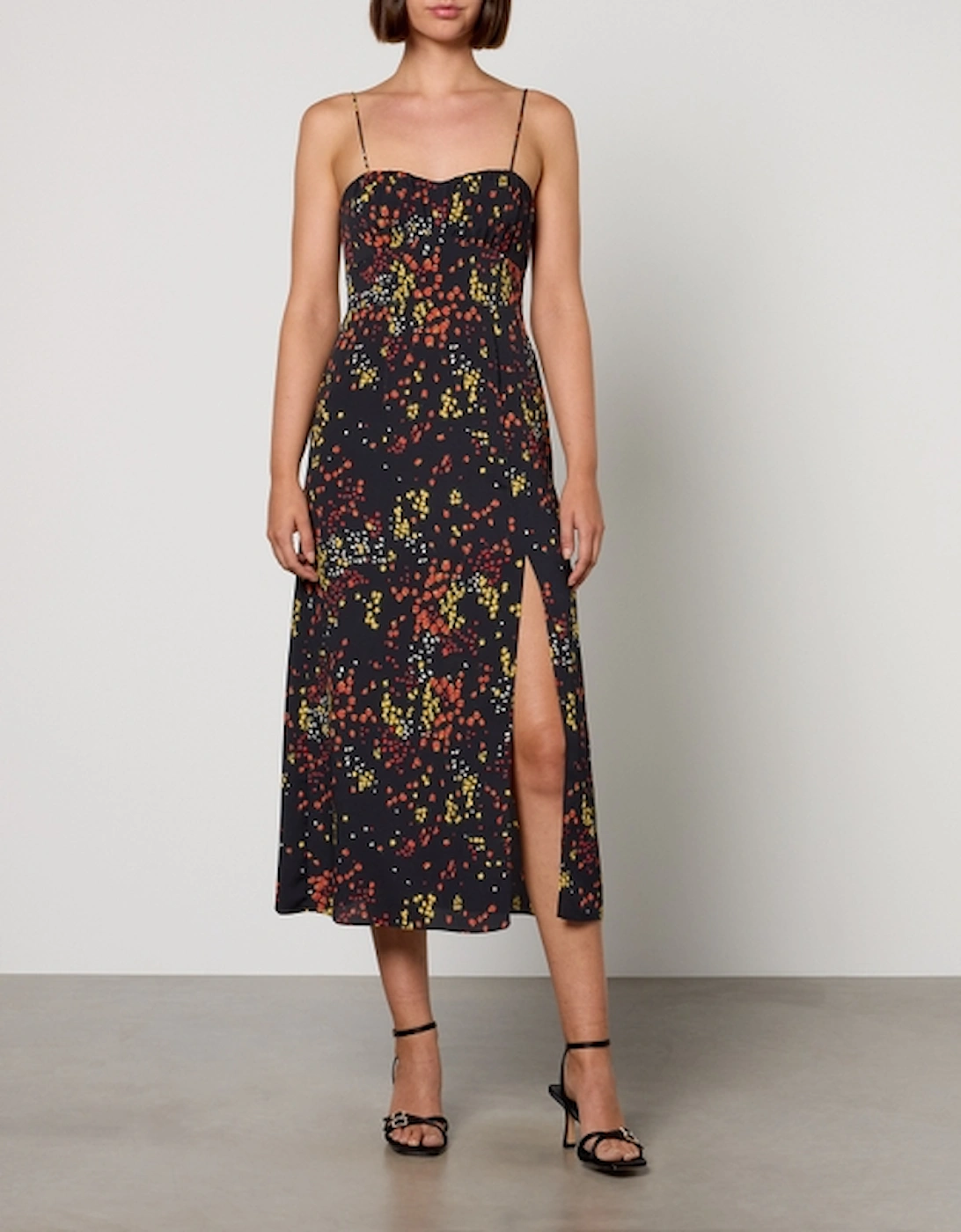 MAX&Co. Gina Floral-Print Chiffon Dress, 2 of 1