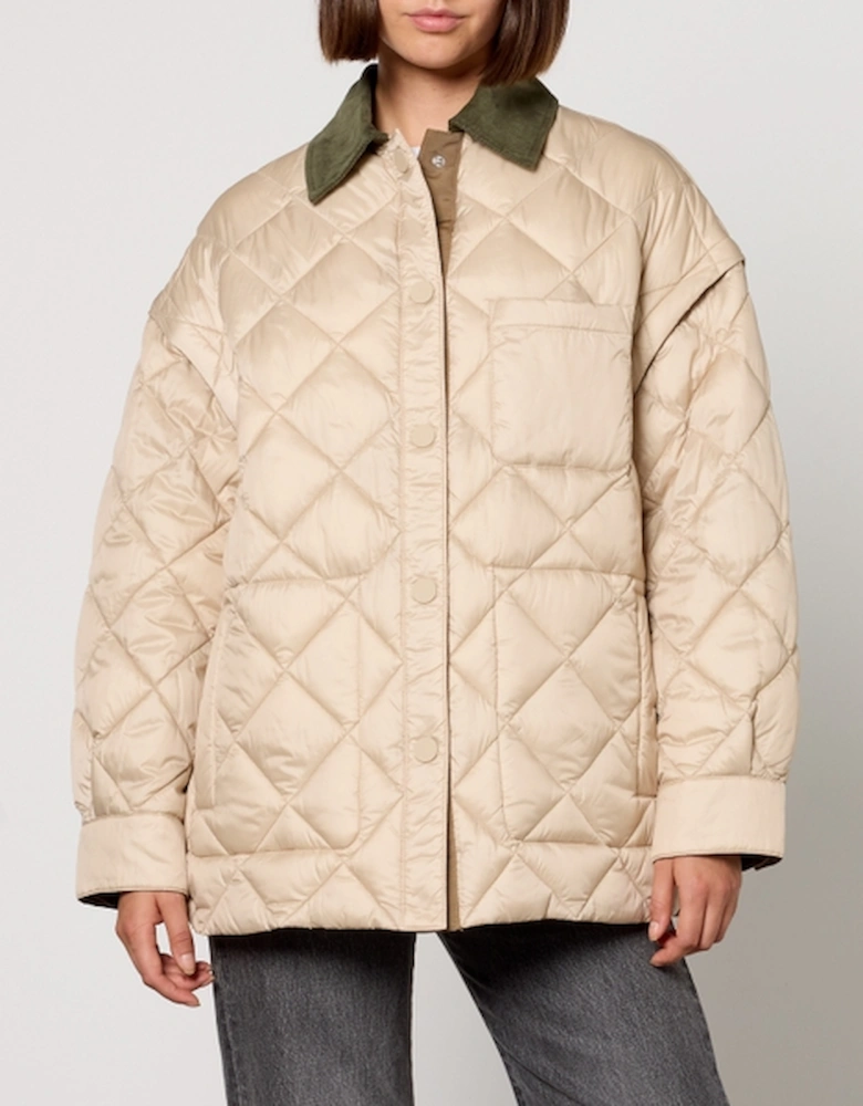 MAX&Co. Loriana Reversible Quilted Shell Coat