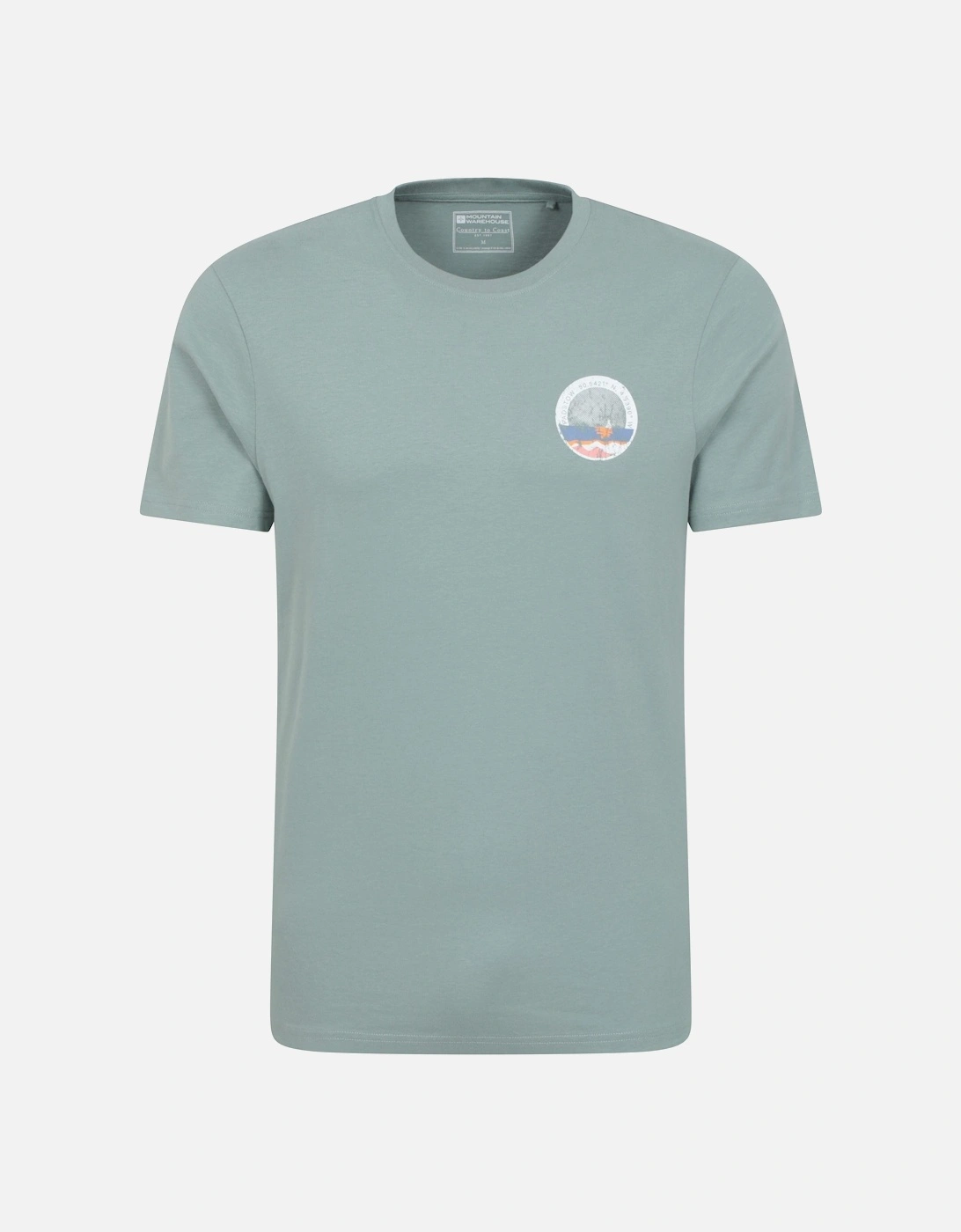 Mens Padstow Printed Organic T-Shirt