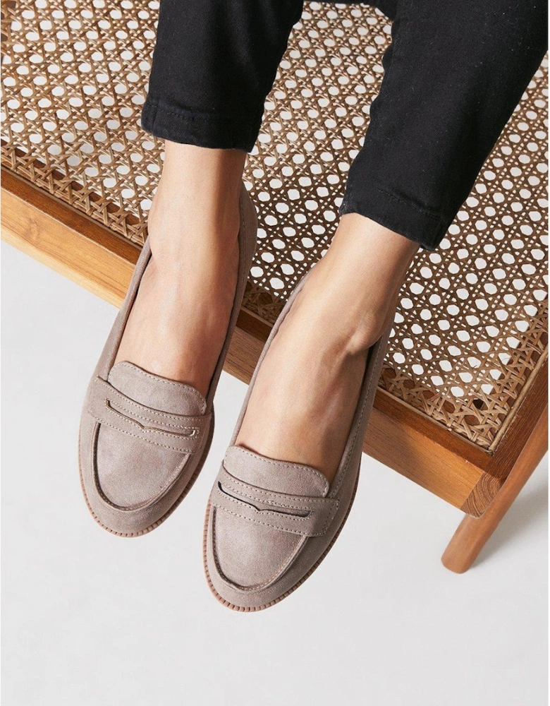 Womens/Ladies Lara Penny Wide Loafers