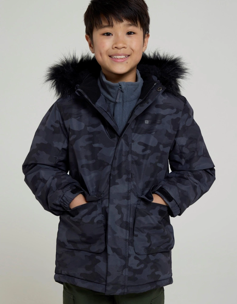 Childrens/Kids Ranger Camouflage Water Resistant Jacket