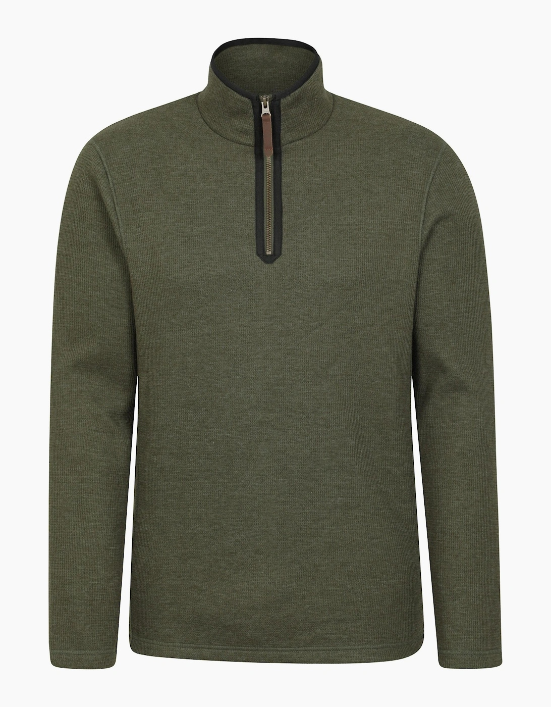 Mountain Warehouse Men's Green Beta Contrast Zip Top - Size: Xs