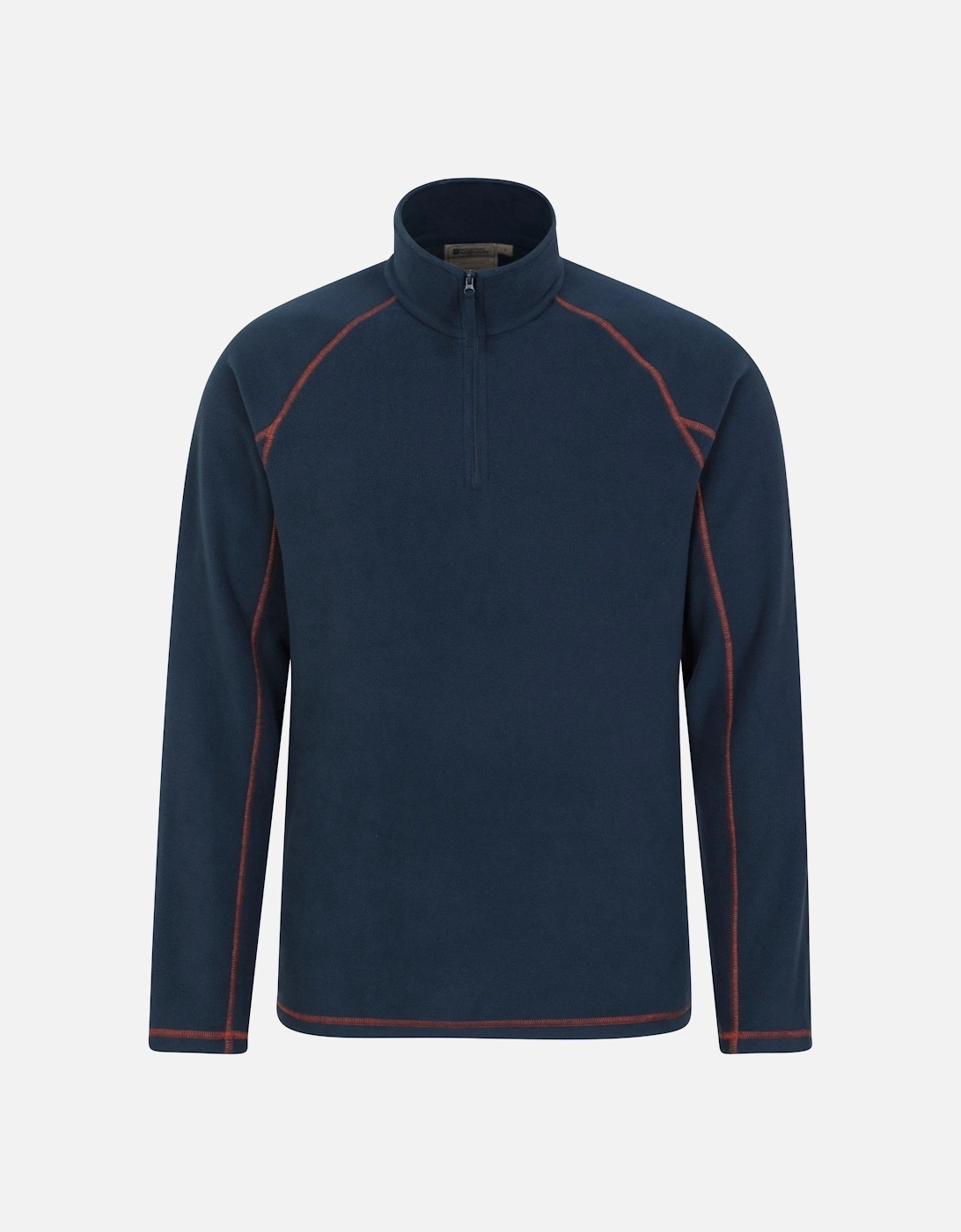 Men's Mountain Warehouse Mens Ashbourne II Half Zip Fleece Top - Navy - Size: 4XL