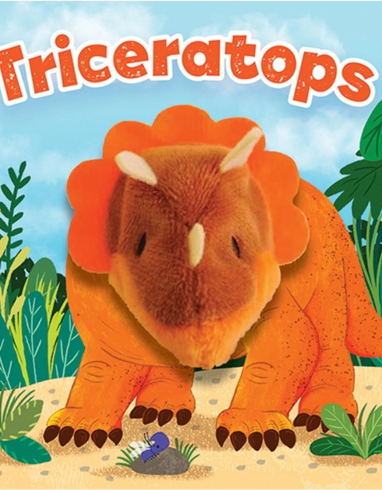 Triceratops Finger Puppet Book