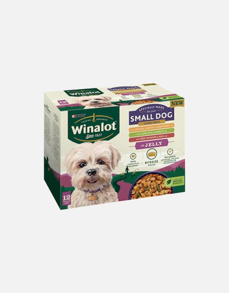 Winalot Small Dog Meaty Chunks Mixed in Jelly Wet Food Pouches 12 x 100g