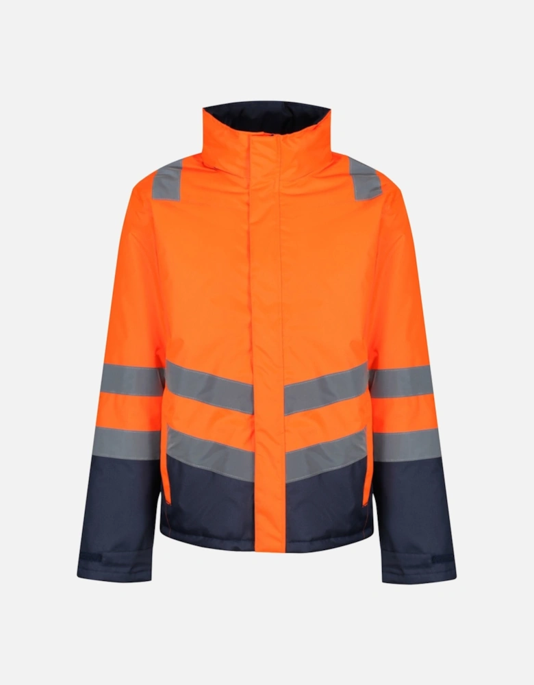 Professional Mens Hi Vis Reflective Insulated Jacket