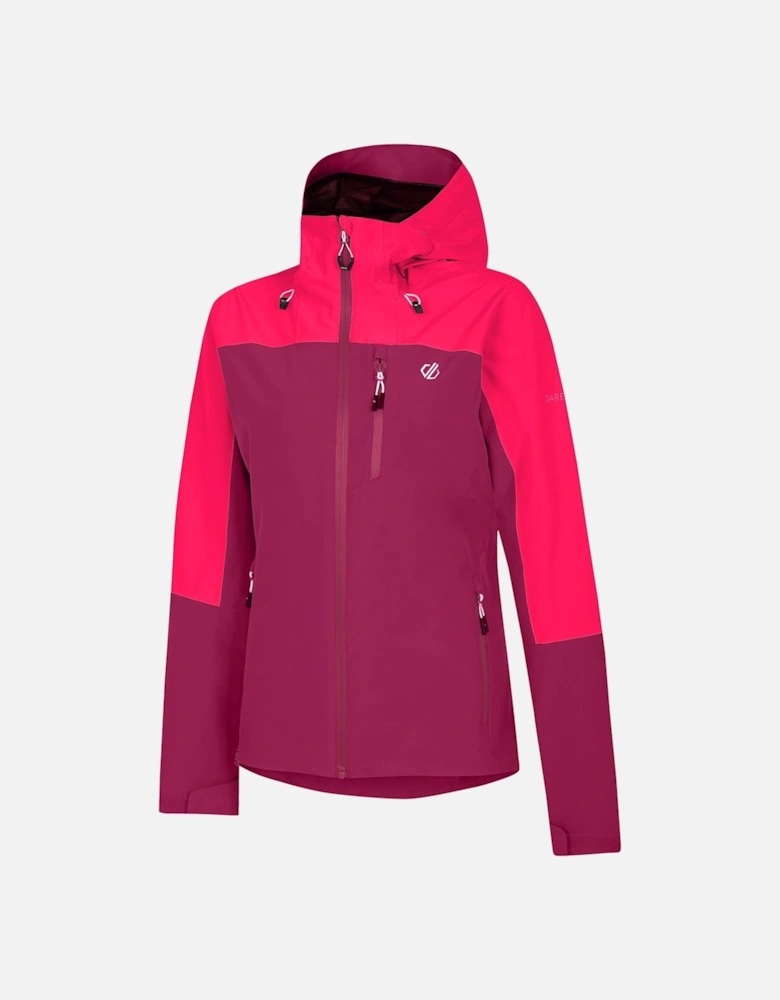 Womens/Ladies Mountain Series Contrast Panel Waterproof Jacket