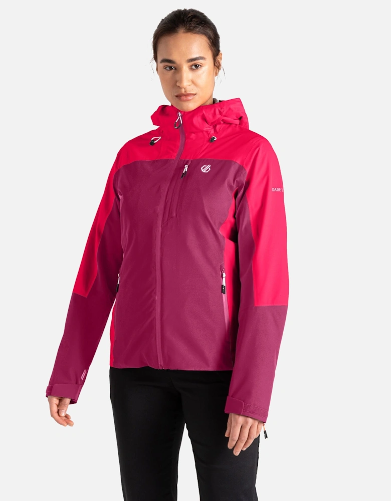 Womens/Ladies Mountain Series Contrast Panel Waterproof Jacket