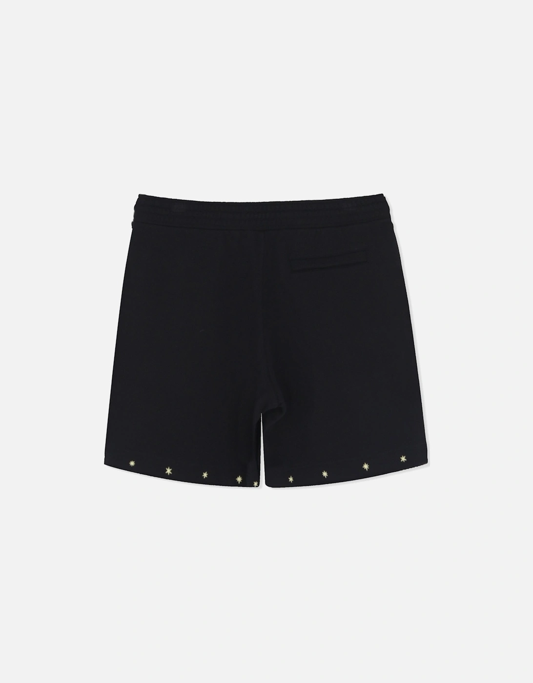 Branded Cotton Shorts Black