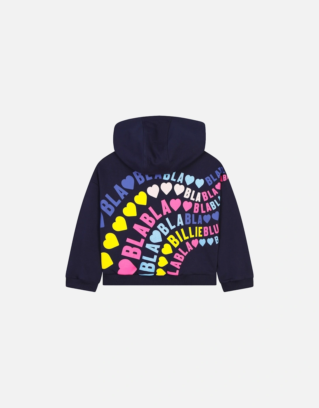 Navy Multicoloured Hoody