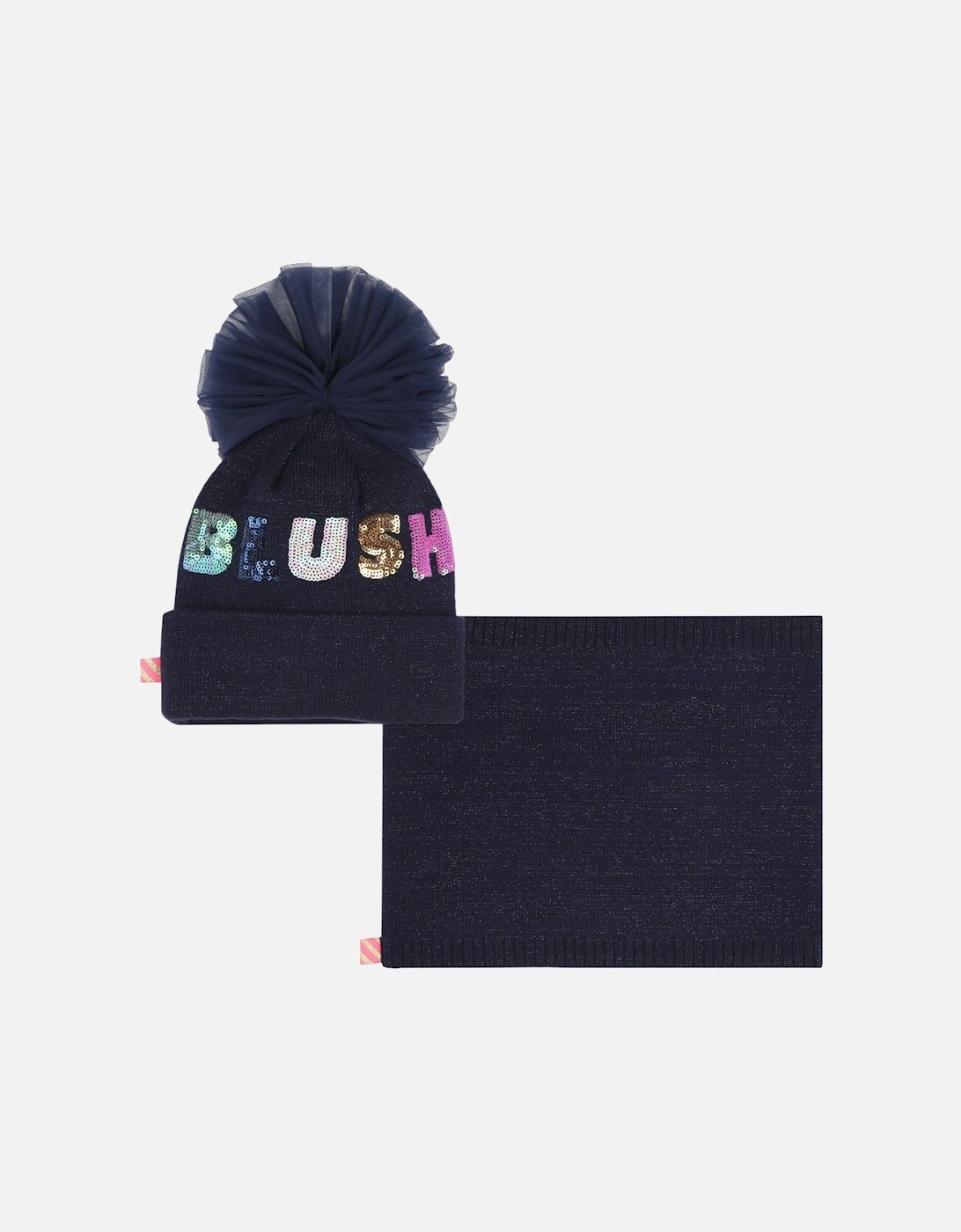 Navy Hat and Snood Set