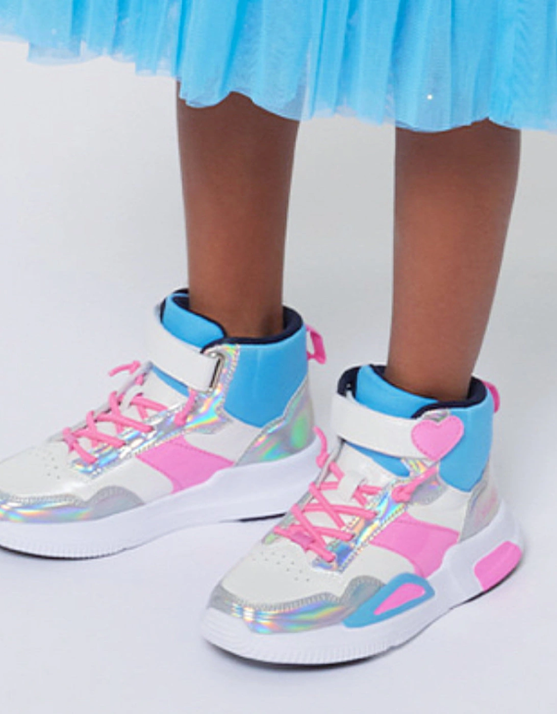 Pink Hi-Top Trainers