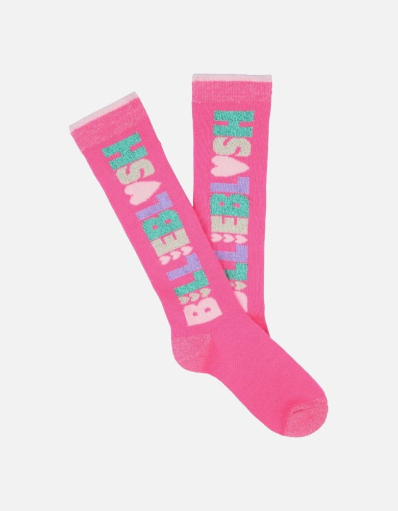 Pink Knee Socks (2 Pack)